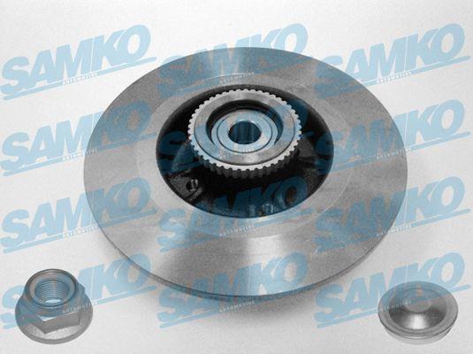 Samko R1009PCA Rear brake disc, non-ventilated R1009PCA