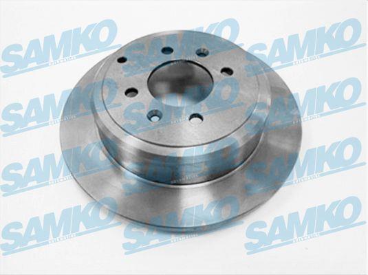 Samko P1191P Rear brake disc, non-ventilated P1191P