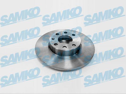 Samko O1391P Unventilated front brake disc O1391P