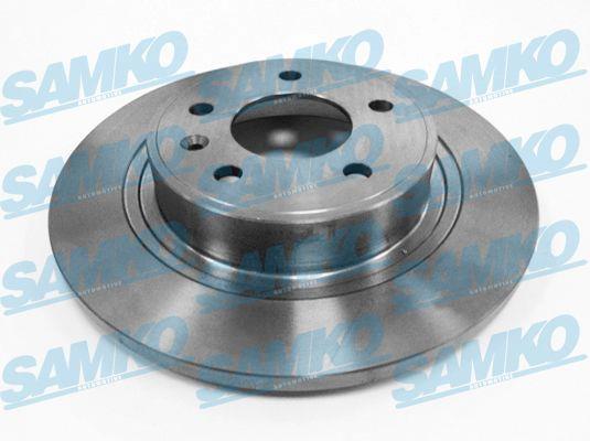Samko O1039P Unventilated brake disc O1039P
