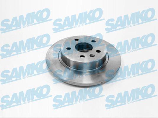 Samko O1038P Rear brake disc, non-ventilated O1038P