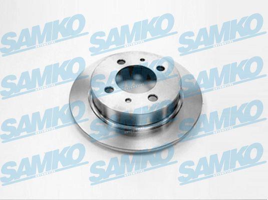 Samko N2781P Rear brake disc, non-ventilated N2781P