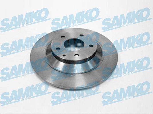 Samko M5033P Rear brake disc, non-ventilated M5033P