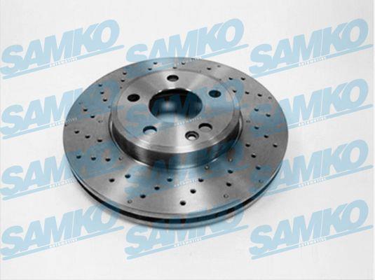 Samko M2090V Ventilated brake disc with perforation M2090V