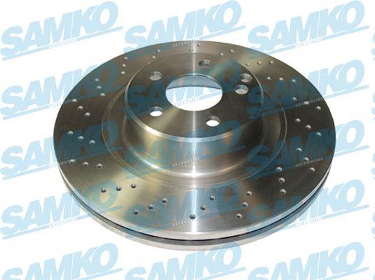 Samko M2084V Front brake disc ventilated M2084V