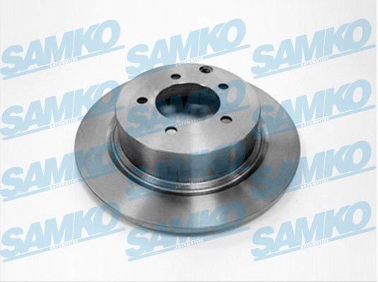 Samko M1028P Rear brake disc, non-ventilated M1028P