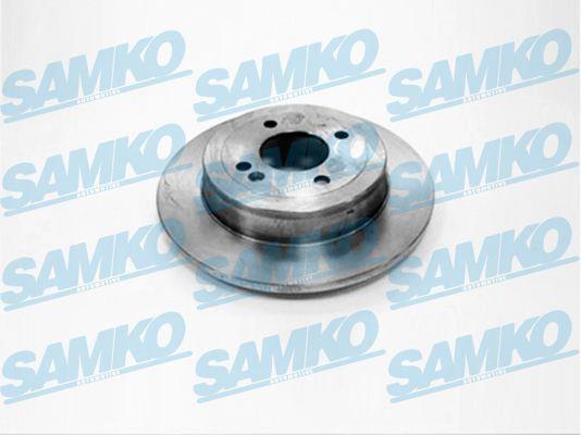 Samko K2030P Rear brake disc, non-ventilated K2030P