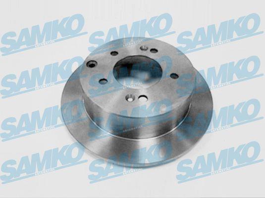 Samko K2024P Rear brake disc, non-ventilated K2024P