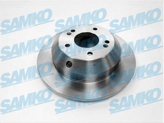 Samko K2023P Rear brake disc, non-ventilated K2023P