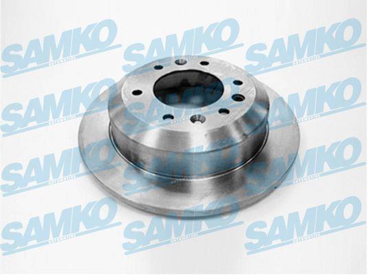 Samko K2008P Rear brake disc, non-ventilated K2008P