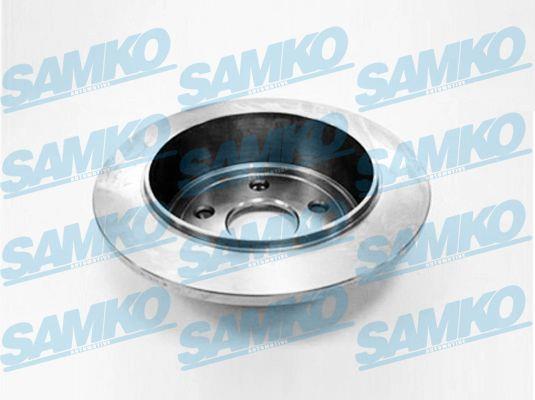 Samko J2003P Rear brake disc, non-ventilated J2003P