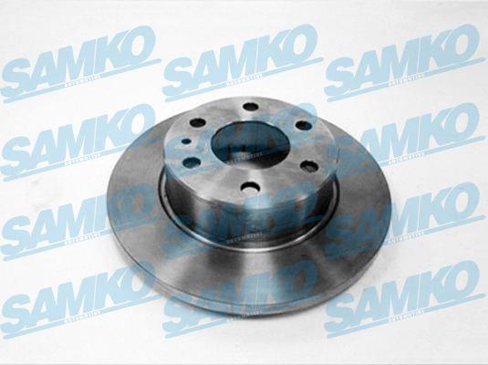 Samko I1018PA Rear brake disc, non-ventilated I1018PA
