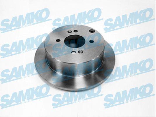 Samko H2019P Rear brake disc, non-ventilated H2019P