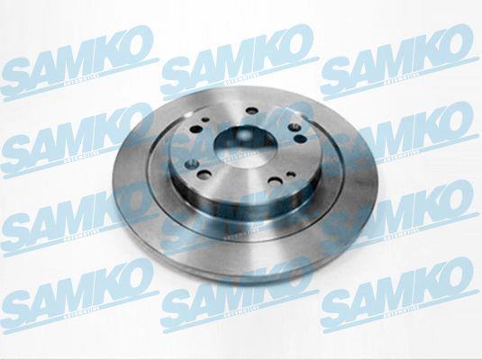 Samko H1042P Rear brake disc, non-ventilated H1042P