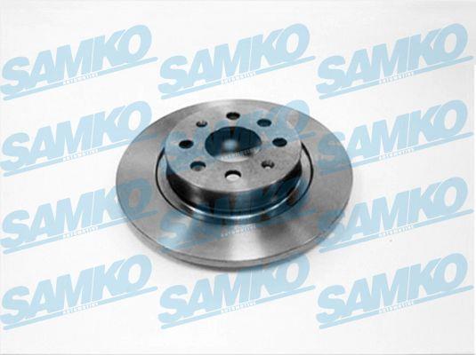 Samko F2002P Rear brake disc, non-ventilated F2002P