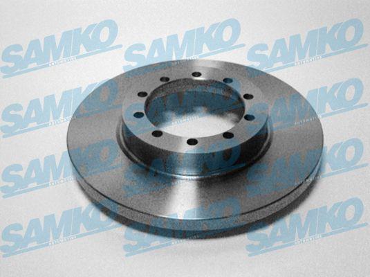 Samko F1033P Rear brake disc, non-ventilated F1033P