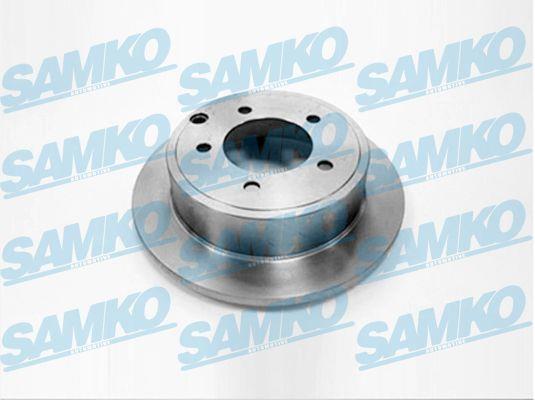 Samko C3017P Rear brake disc, non-ventilated C3017P