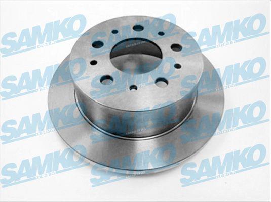 Samko C1006P Rear brake disc, non-ventilated C1006P