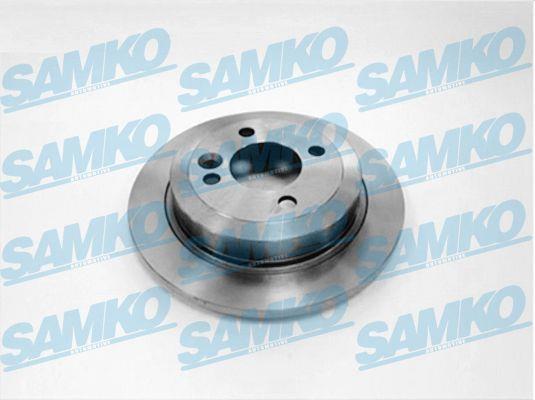 Samko B2009P Rear brake disc, non-ventilated B2009P