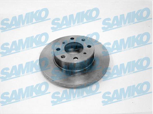 Samko A4191P Unventilated front brake disc A4191P