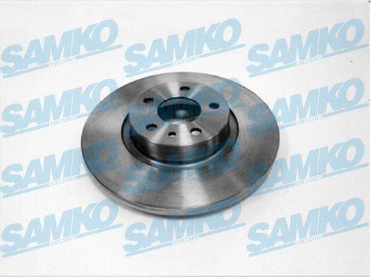 Samko A2291P Unventilated front brake disc A2291P