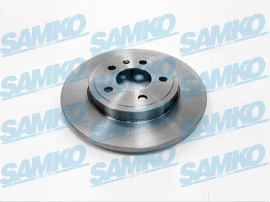 Samko A1029P Rear brake disc, non-ventilated A1029P