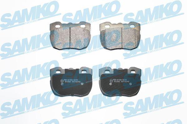 Samko 5SP742 Brake Pad Set, disc brake 5SP742