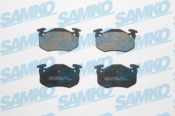 Samko 5SP307 Brake Pad Set, disc brake 5SP307
