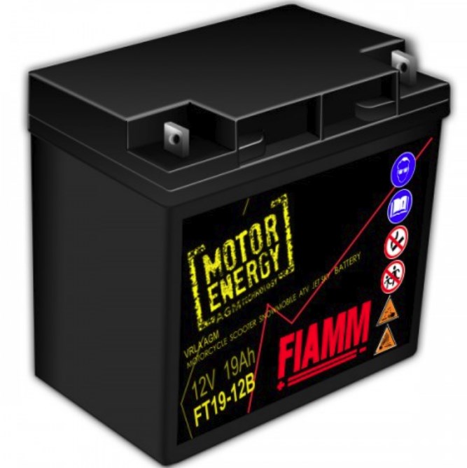 Fiamm FT19-12B Battery Fiamm 12V 19AH 200A(EN) R+ FT1912B