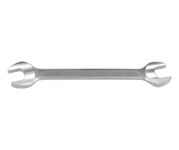 Yato YT-0334 Double open end spanner, polished head 17x19 mm YT0334