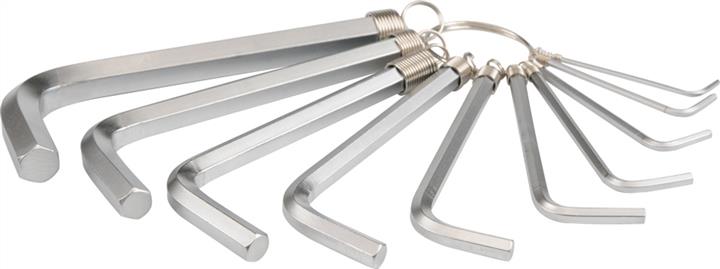YT0504 Yato Hex key wrenches 1.5-10 mm, set 10 pcs