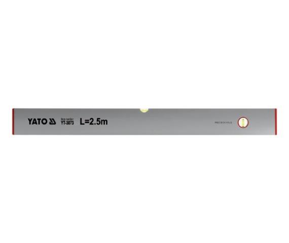 YT3073 Yato Rectangular floating rule, 2 vials 2.5 m
