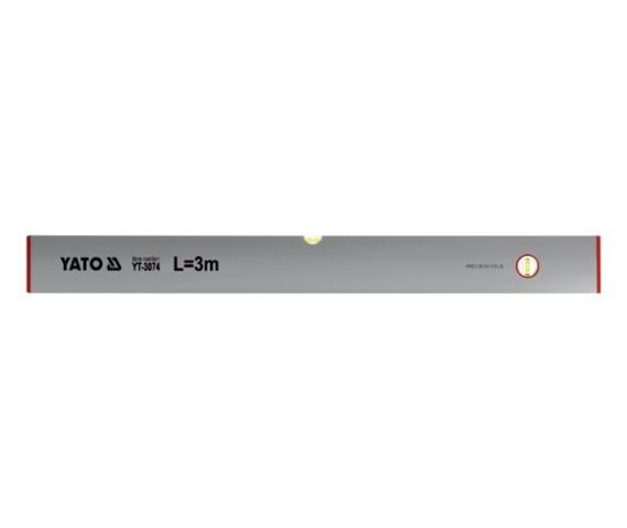 Yato YT-3074 Rectangular floating rule, 2 vials 3 m YT3074