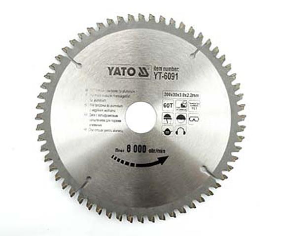 Yato YT-6095 Circular saw blade for aluminium 250x30x100 mm YT6095