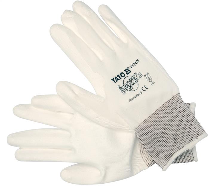 Yato YT-7470 Polyurethane coated nylon gloves YT7470