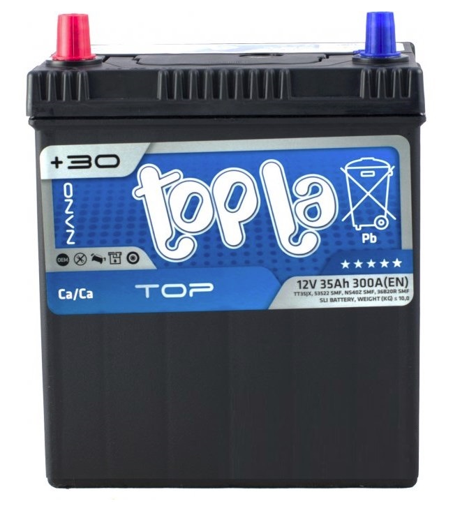 Topla 118935 Battery Topla Top 12V 35AH 240A(EN) L+ 118935