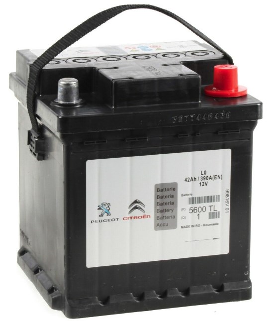 Citroen/Peugeot 5600 TL Battery Citroen/Peugeot 12V 44AH 400A(EN) R+ 5600TL