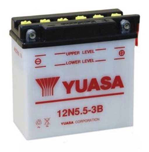 Yuasa 12N553B Battery Yuasa 12V 5,5AH 45A(EN) R+ 12N553B