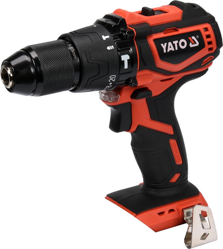 Yato YT-82797 Screwdriver - brushless drill, impact: 18 V. Li-Ion, 42 Nm, chuck diameter up to 13 mm YT82797