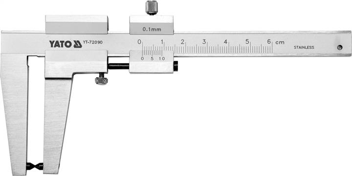 YT72090 Yato Caliper for brake discs, measuring range 0-60 mm, discs 160 mm