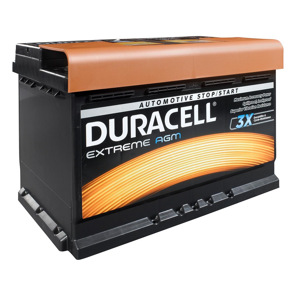 Duracell DE 80 AGM Battery Duracell Extreme AGM 12V 80AH 800A(EN) R+ DE80AGM