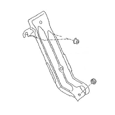 52260AG0019P Subaru Plate Foot Rest