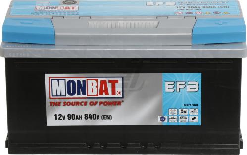 Monbat 590002084 Battery Monbat EFB 12V 90AH 840A(EN) R+ 590002084