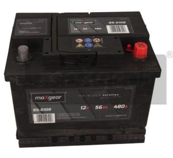 Maxgear 556 400 048 Battery Maxgear 12V 56AH 480A(EN) R+ 556400048
