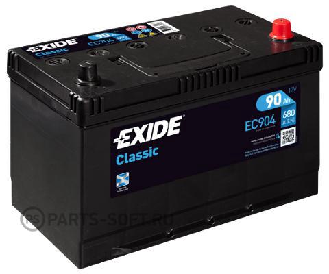 Exide EC904 Battery Exide Classic 12V 90AH 680A(EN) R+ EC904