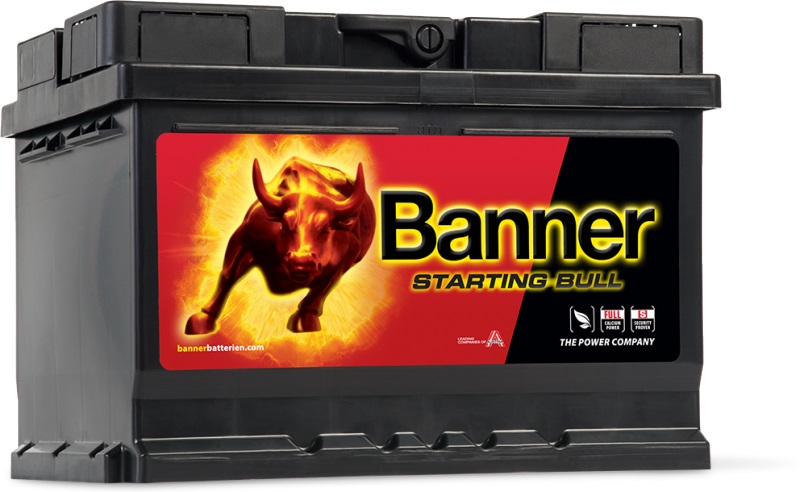 Banner 555 19 Battery Banner Starting Bull 12V 55Ah 450A(EN) R+ 55519