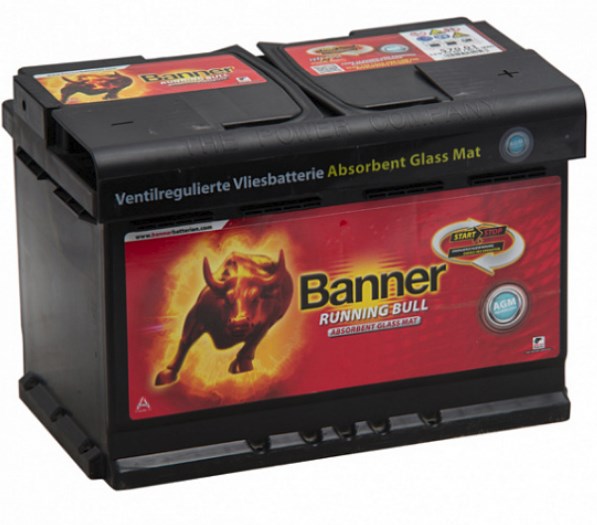Banner 570 01 Battery Banner Running Bull AGM 12V 70Ah 720A(EN) R+ 57001