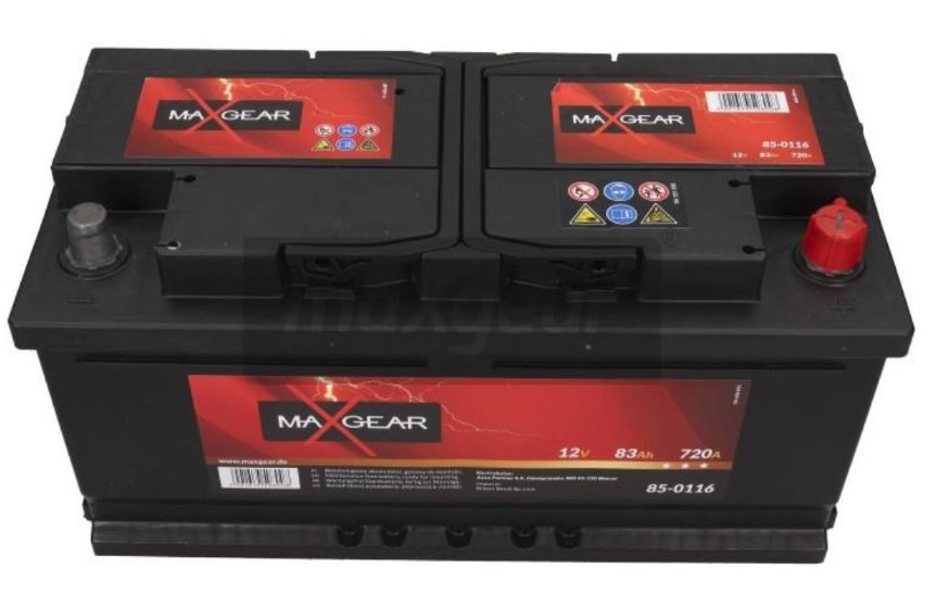 Maxgear 85-0116 Battery Maxgear 12V 83AH 720A(EN) R+ 850116