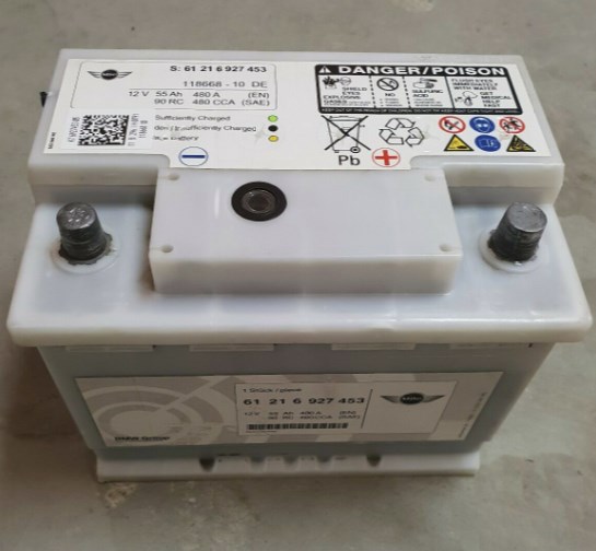 BMW 61 21 6 927 453 Battery Rechargeable BMW 12V 19Ah 170A R + 61216927453