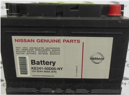 Nissan KE241-50D05NY Battery Nissan 12V 61AH 600A(EN) R+ KE24150D05NY